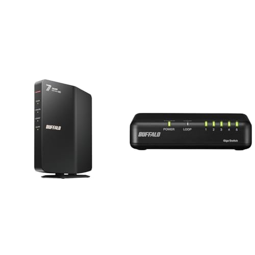 【未開封‼️】バッファロー ルーター Wi-Fi7 WSR3600BE4P/NBK Amazon | 【2点セット【Amazon.co.jp限定】】バッファロー WiFi